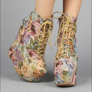 Jeffrey Campbell Damsel Floral boots